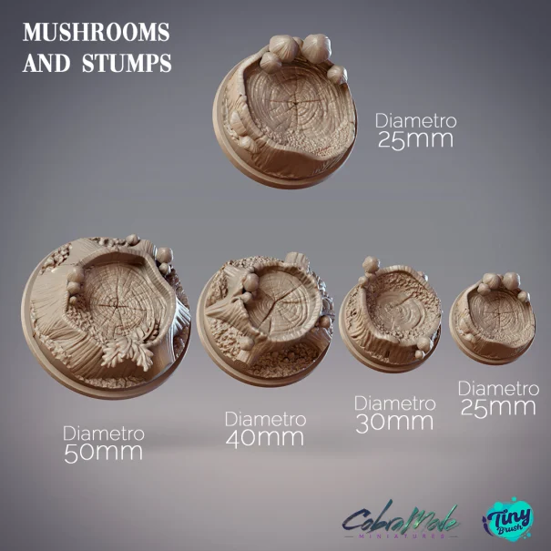 Mushrooms and Stumps