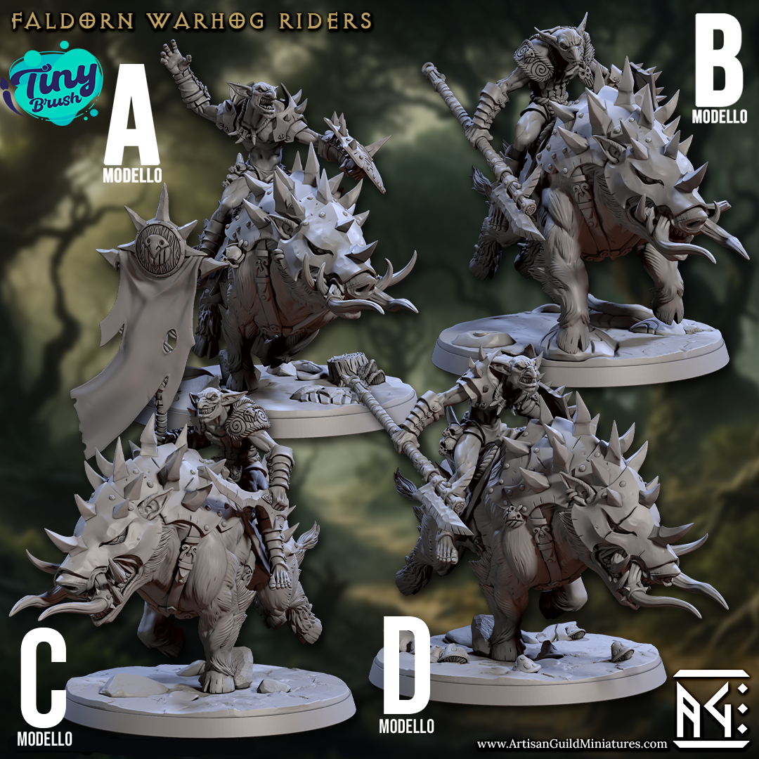 Goblin Fastieth Rider Mini Goblin Riders (Unità 01) - Tiny Brush